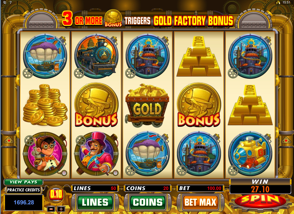 Слоты «Gold Factory» в Legzo casino играть онлайн
